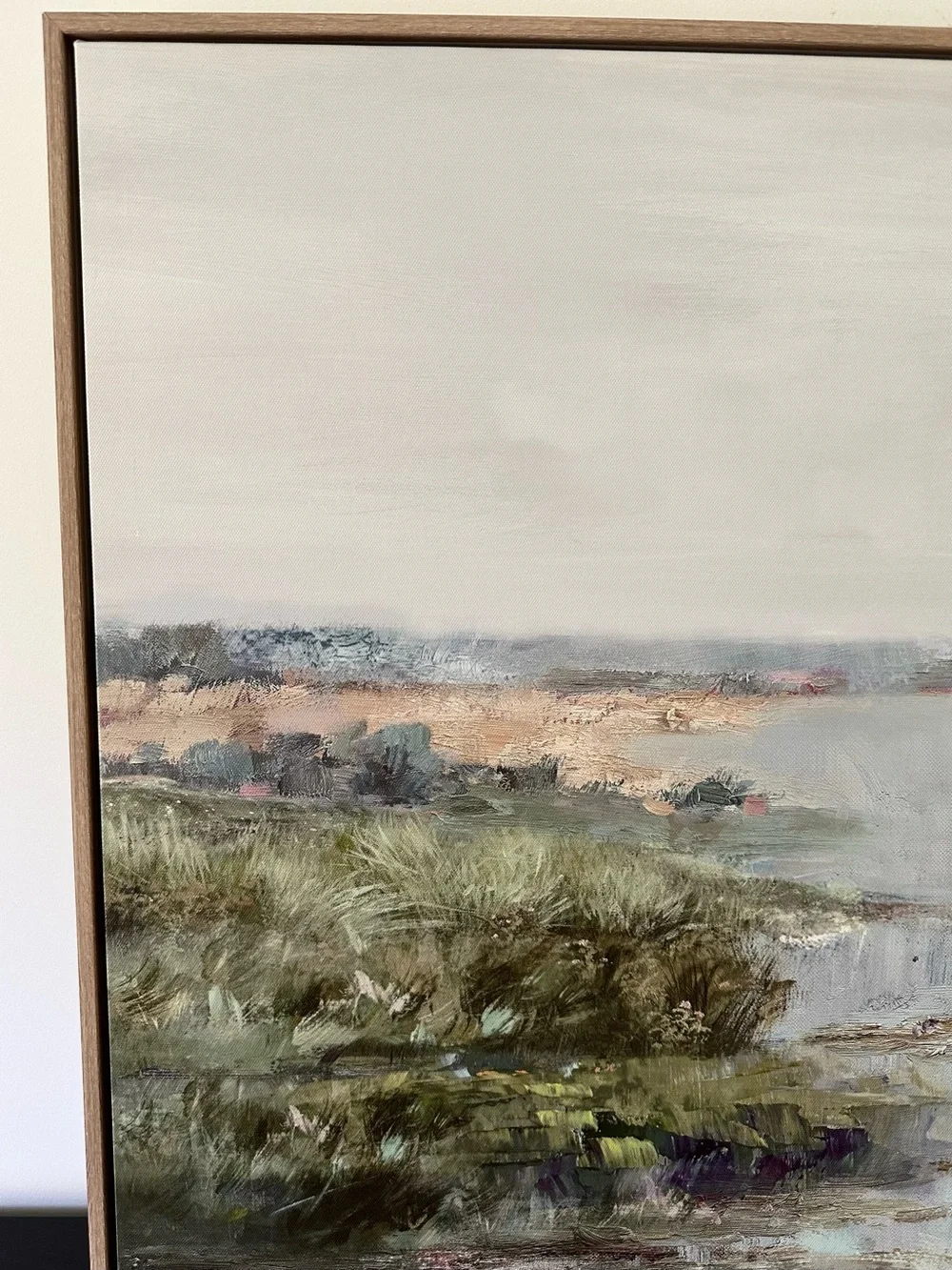 Marshland Framed Canvas Wall Art 24 x 24 - Threshold Studio McGee